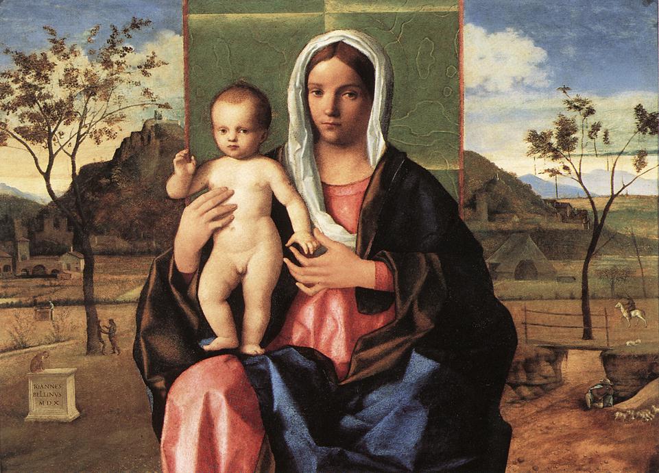 Madonna and Child Blessing lpoojk